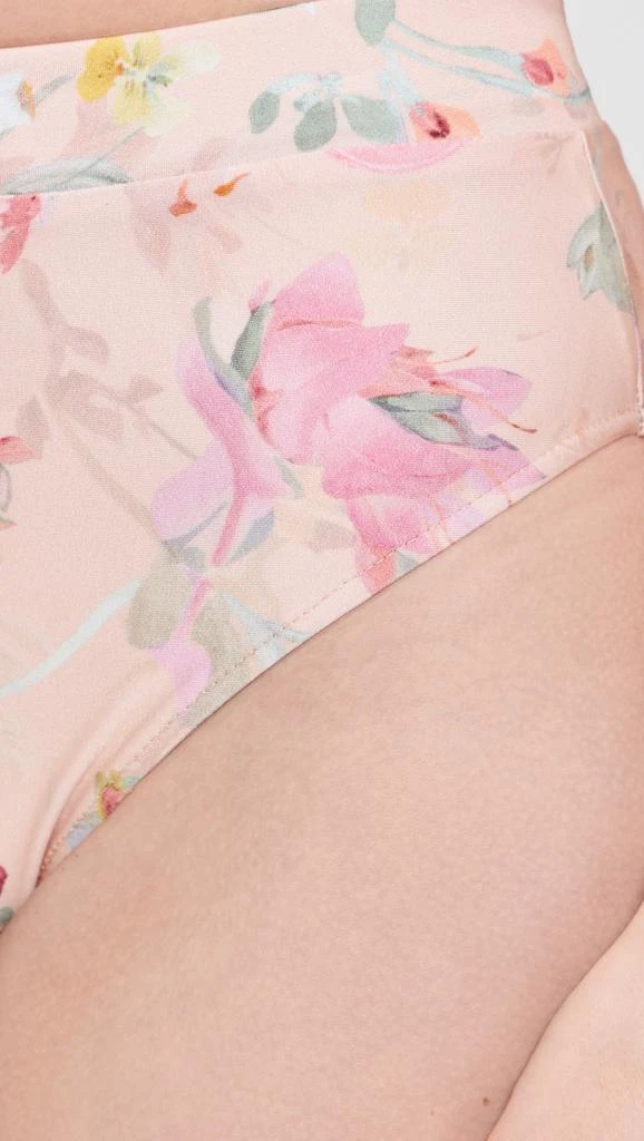 PatBO Lily Flower High Waist Bikini Bottoms 4