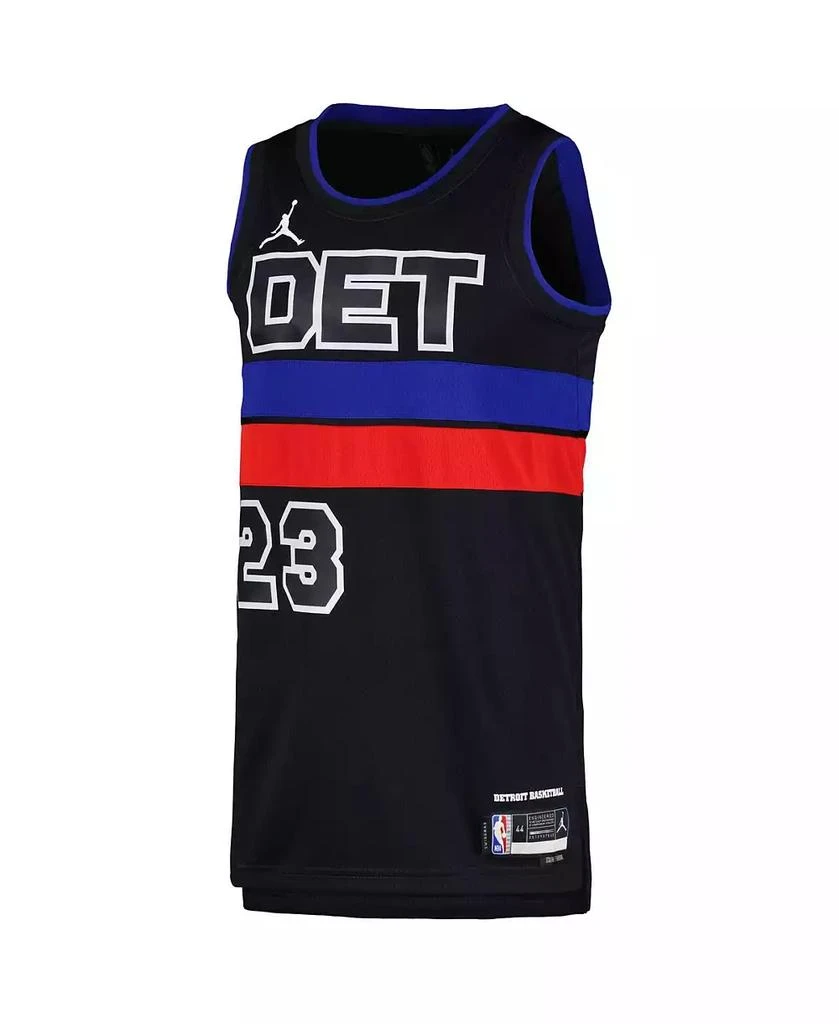 Jordan Men's and Women's Jaden Ivey Black Detroit Pistons Swingman Jersey - Statement Edition 2