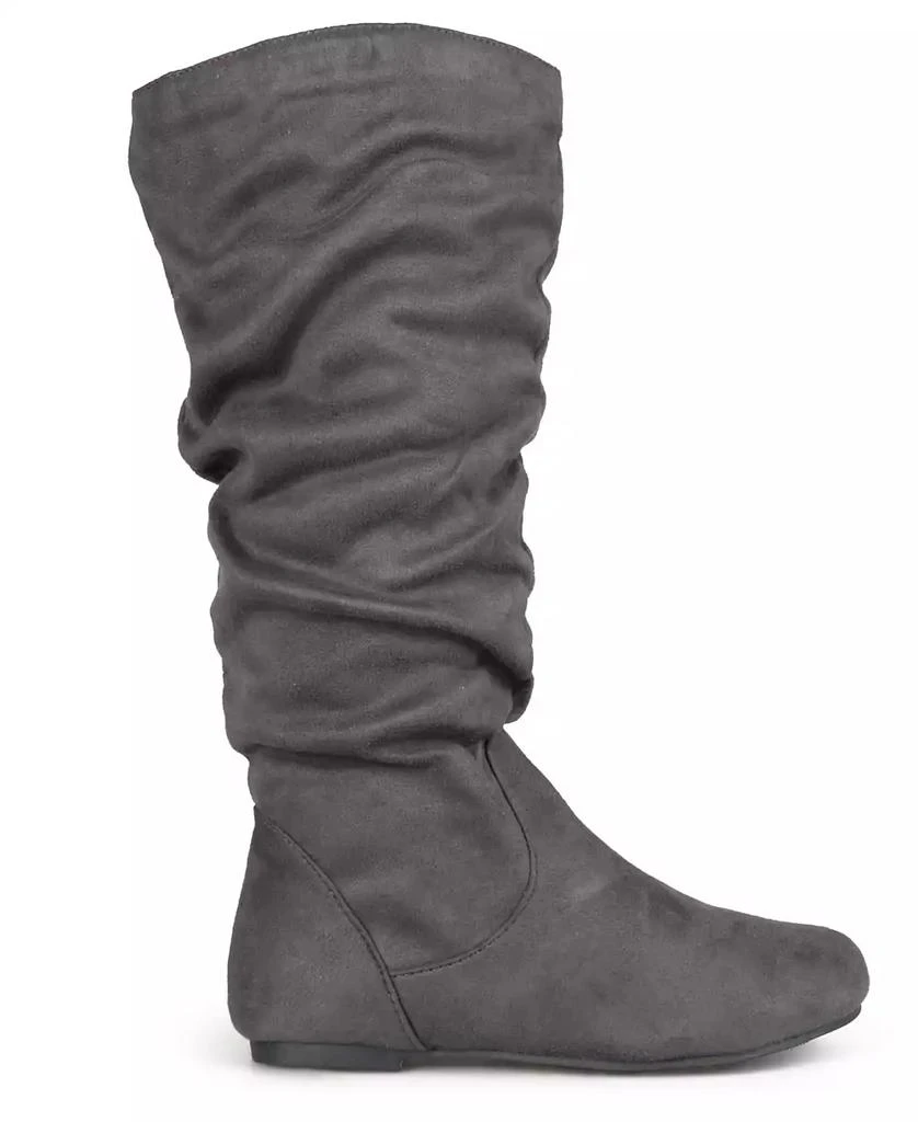 Journee Collection Women's Rebecca Wide Calf Slouch Mid Shaft Boots 2
