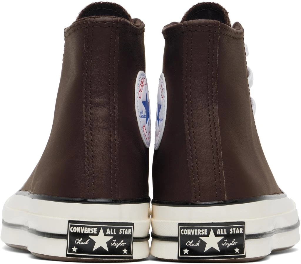Converse Brown Chuck 70 Heritage Leather High Top Sneakers 2