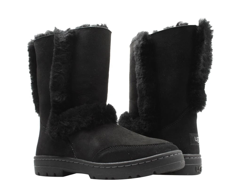 UGG Women
s  Australia Sundance Short II Revival Black Boots 5343O-BLK