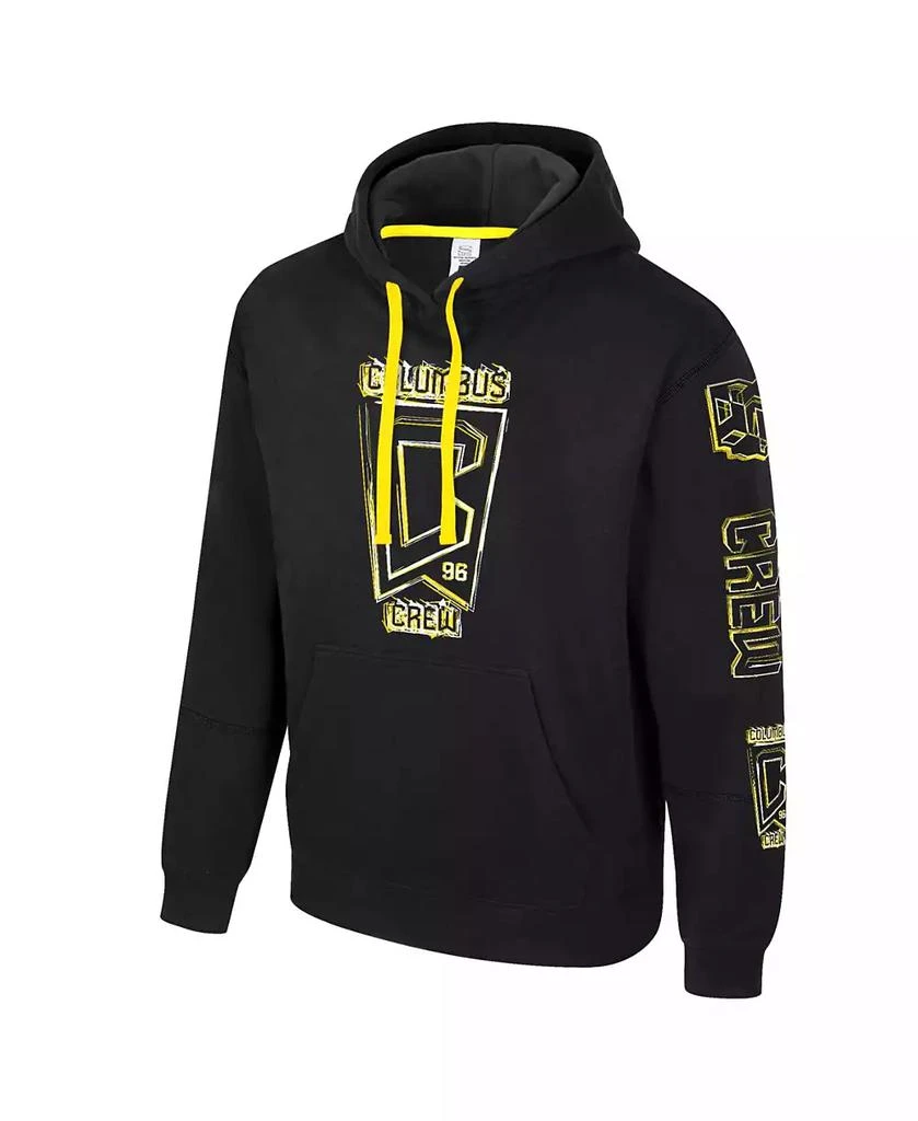 Stadium Essentials Men's Black Columbus Crew Elementized Pullover Hoodie 2