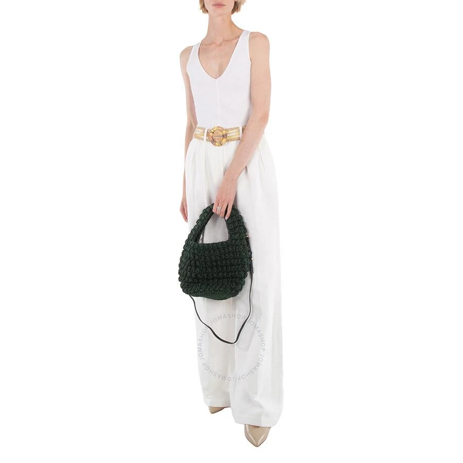 JW Anderson Khaki Popcorn Basket Woven Top Handle Bag 2