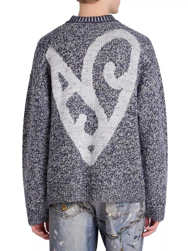 Acne Studios Kwisted As Heart Wool-Blend Sweater 5