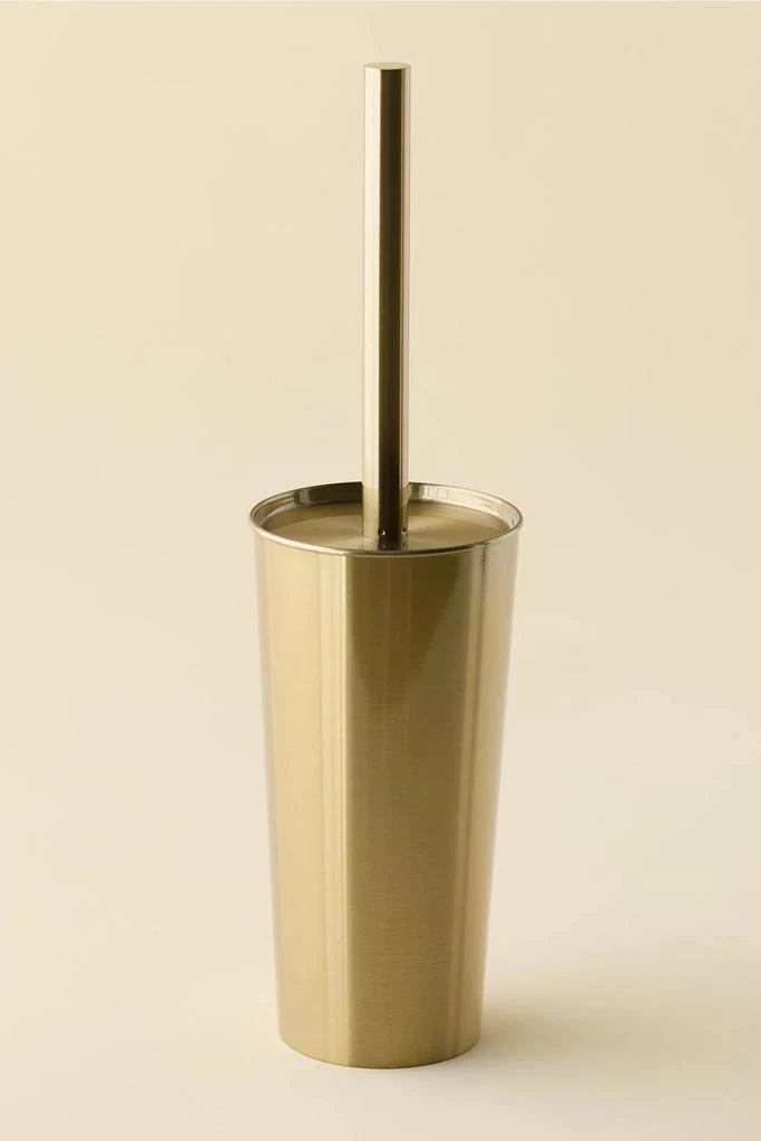 mDesign Goldie Stainless Steel Toilet Bowl Brush