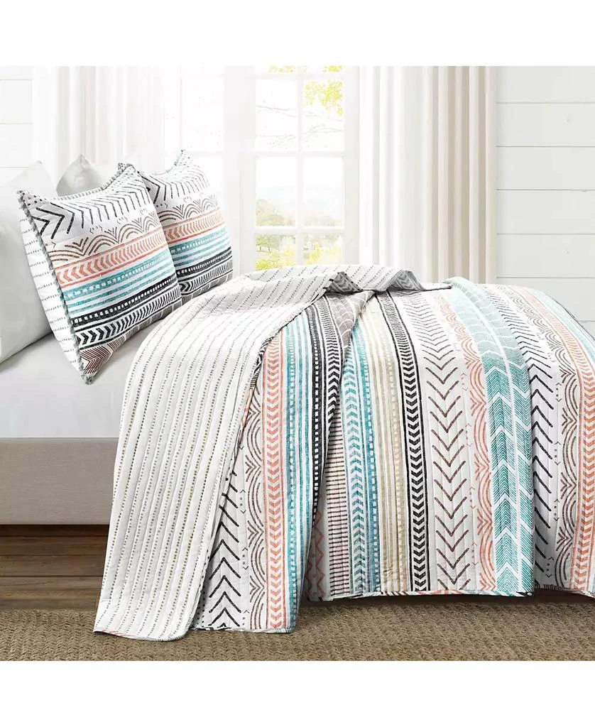 Macy's Hygge Geo 3 Piece Quilt Set 7