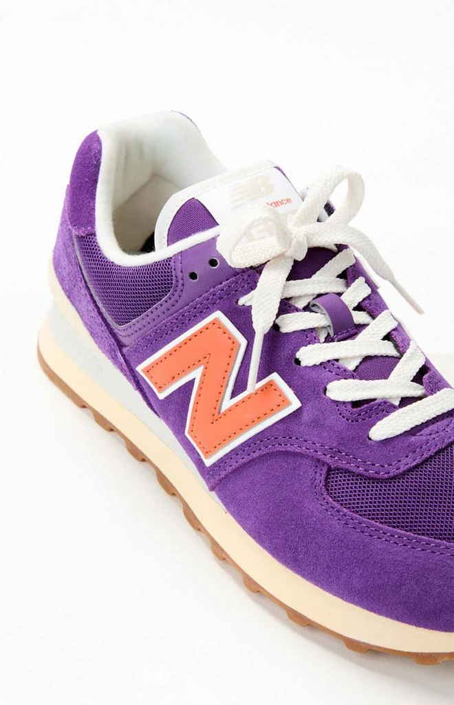 New Balance Women's Purple 574 Sneakers 6