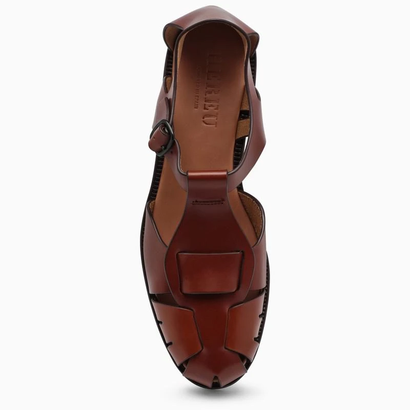 HEREU Brown Pesca low sandals 4