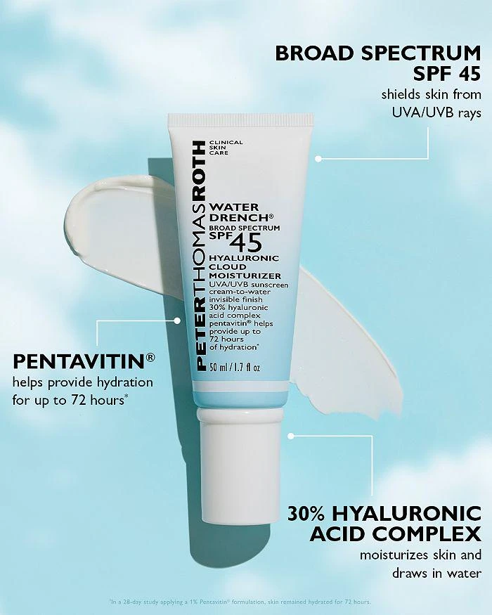 Peter Thomas Roth Water Drench® Broad Spectrum SPF 45 Hyaluronic Cloud Moisturizer 1.7 oz. 2