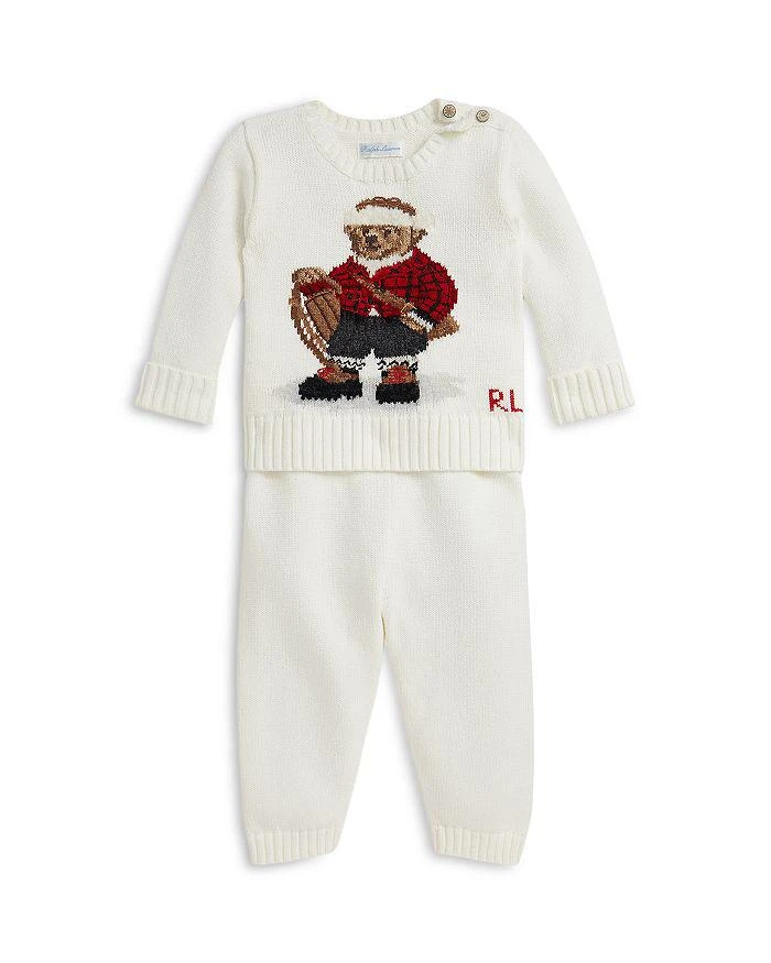 Ralph Lauren Polo Boys' Bear Sweater & Pant Set - Baby