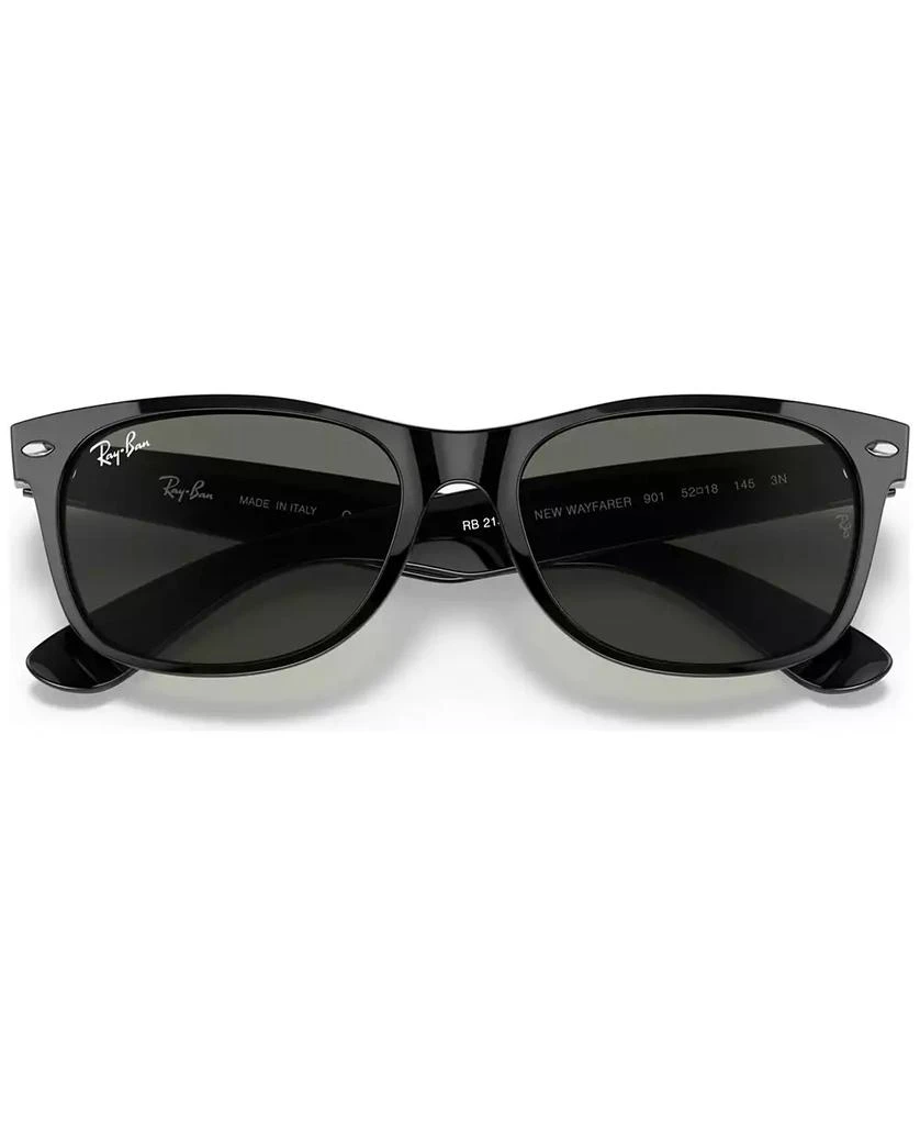 Ray-Ban Unisex Low Bridge Fit Sunglasses, RB2132F NEW WAYFARER CLASSIC 58 2
