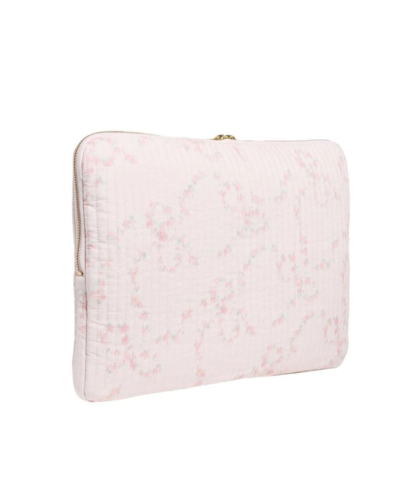 LOVESHACKFANCY Loveshackfancy - Women's Quilted Bow Laptop Case 3