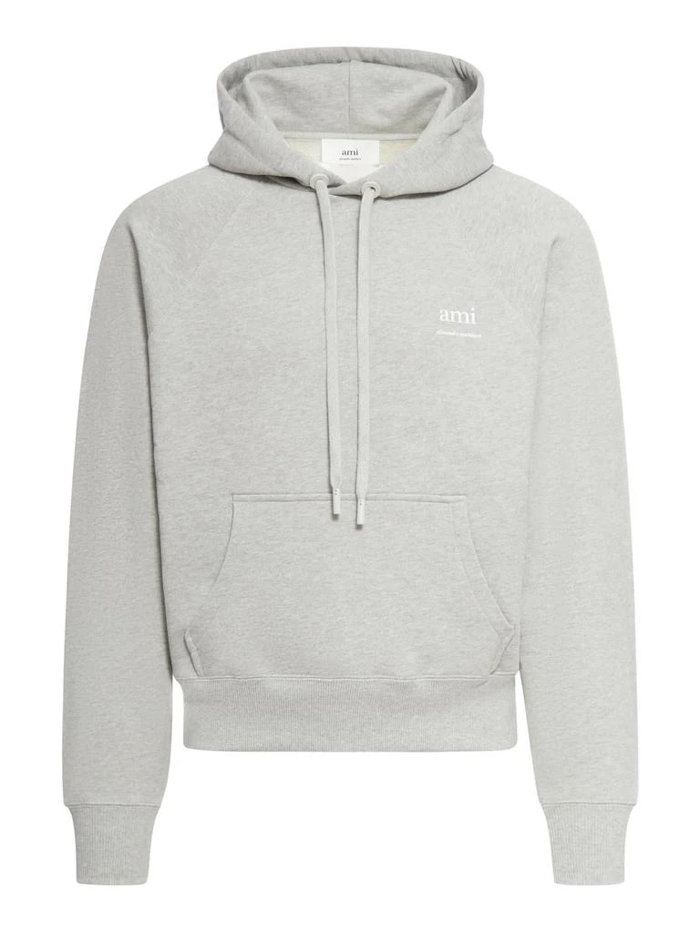 Ami Alexandre Mattiussi Logo Hoodie 1