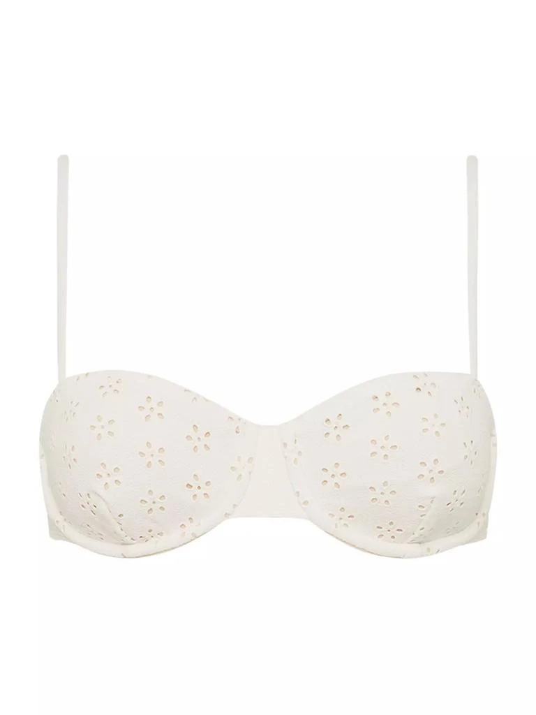 Peony Broderie Balconette Bikini Top 1