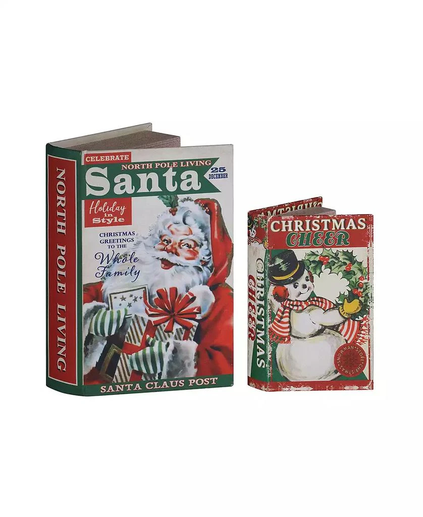 Mr. Christmas Decorative Books Nested Set of 2 1