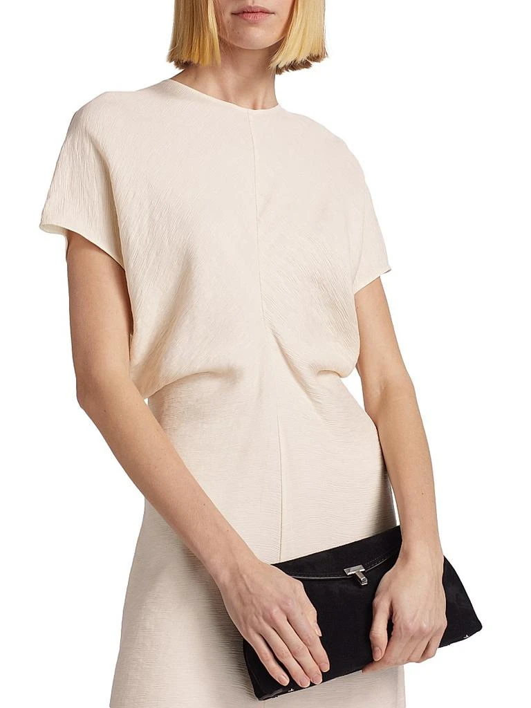 Totême Crinkled Slouch-Waist Midi-Dress 6