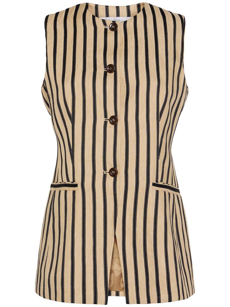 Max Mara LANOSO4 - TEDDY FABRIC VEST CAPE - Gilets - BeyondStyle