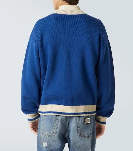 Dolce 
Gabbana Embroidered virgin wool cardigan 4