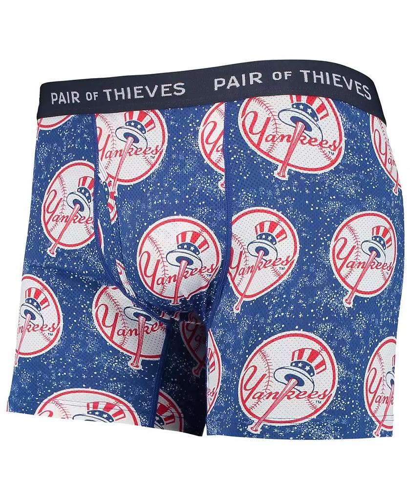 Pair Of Thieves Men's Navy, Blue New York Yankees Super Fit 2-Pack Boxer Briefs Set
