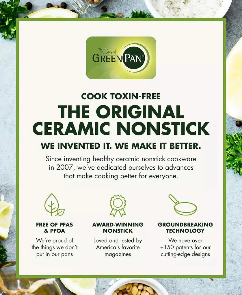 Greenpan Reserve Ceramic Nonstick 12" Frypan with Lid 3