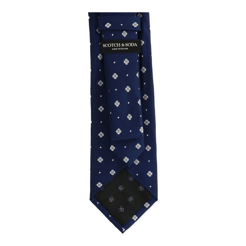 Scotch & Soda Scotch & Soda Mens Blue/Grey Tie 3