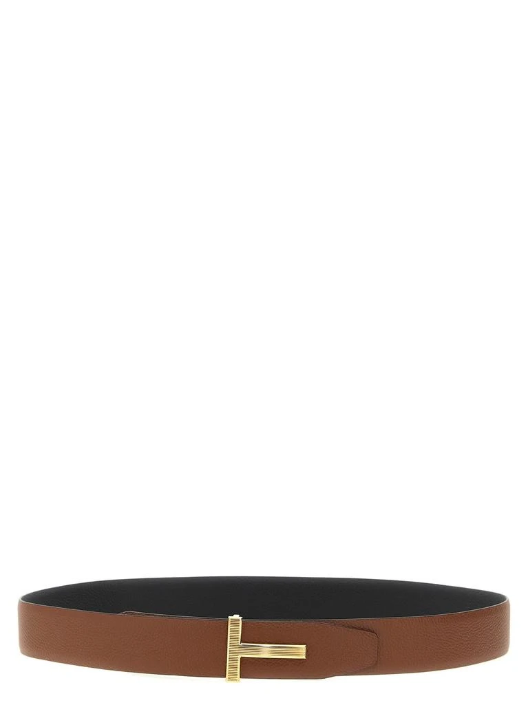 Tom Ford Tom Ford Reversible Ridge Buckle T Belt 1
