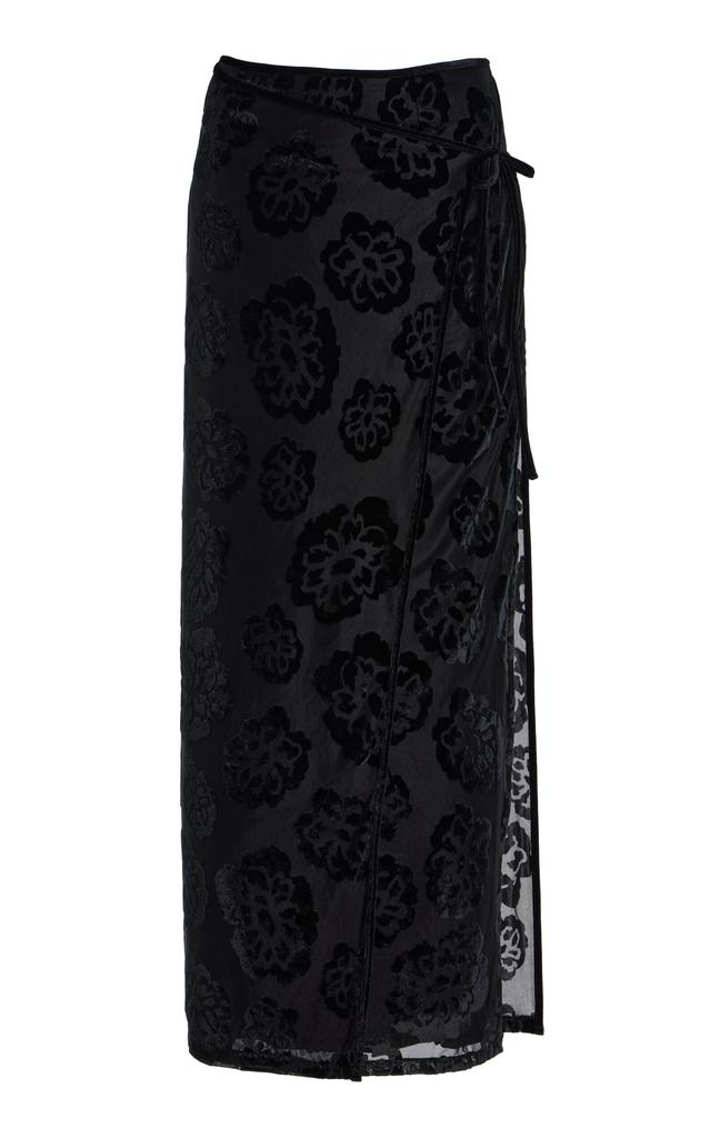 SIR. SIR - Vittoria Wrap-Effect Maxi Skirt - Black - 1 - Moda Operandi