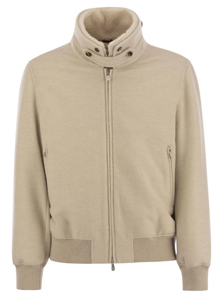 Brunello Cucinelli Brunello Cucinelli Highneck Bomber Jacket from Cettire