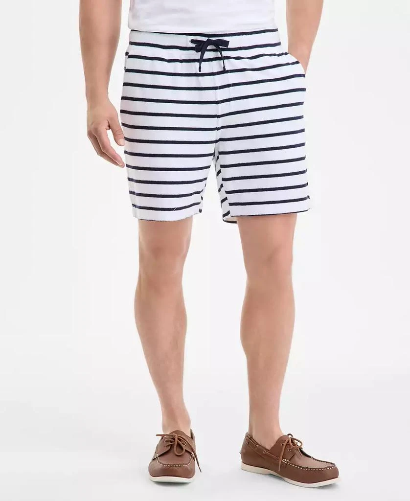 Club Room Men's Bengal Striped Terry Cloth Shorts, Exclusively at Macy's 4