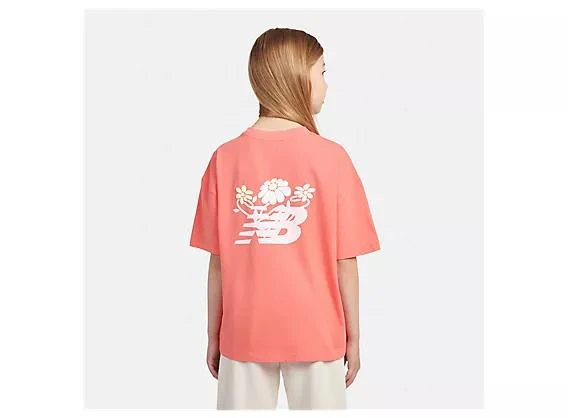 New Balance Floral Vines Back Graphic T-Shirt 3