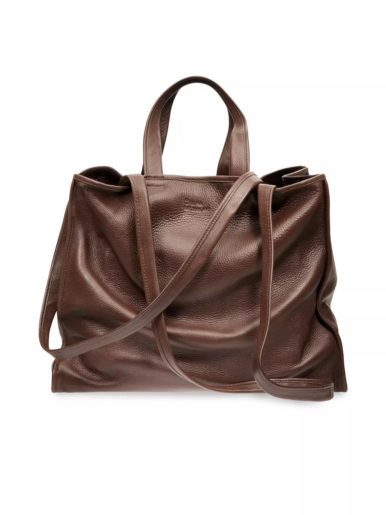 Telfar Large Pebbled Leather Carry Bag 3