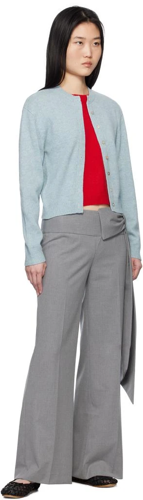 Sandy Liang Blue & Red Newt Sweater 4