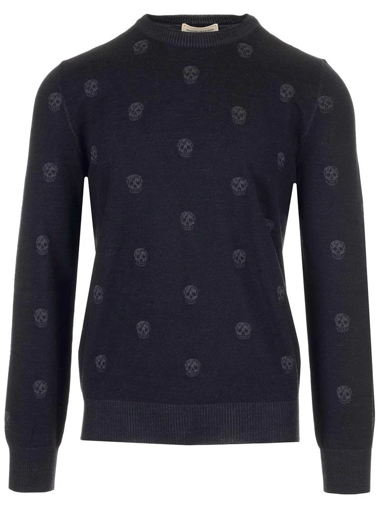 Alexander McQueen Alexander McQueen Skull Jacquard Pullover 1