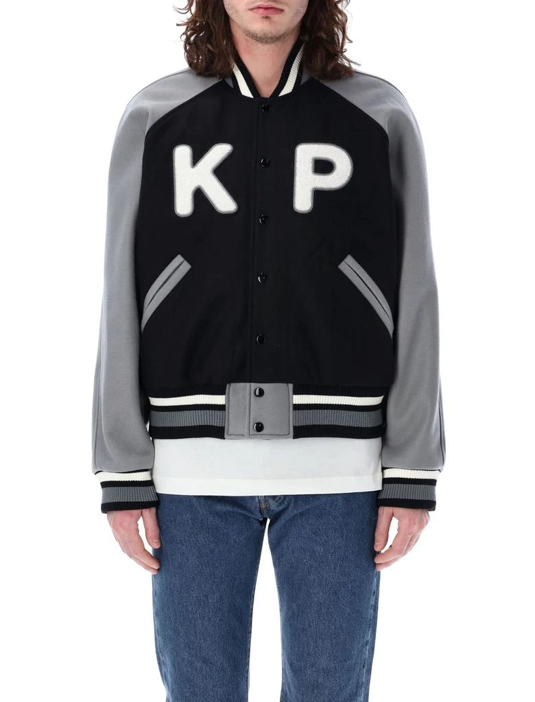 Kenzo Kenzo Varsity Logo Patch Bomber Jacket 1