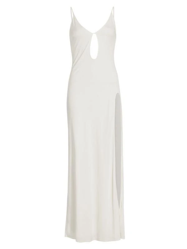Zeynep Arçay Drop V-Neck Midi-Dress 5