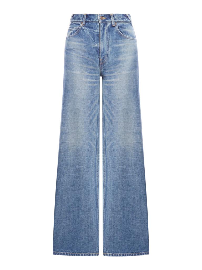 Celine MARCO JEANS IN DENIM WITH DARK UNION WASH - Jeans