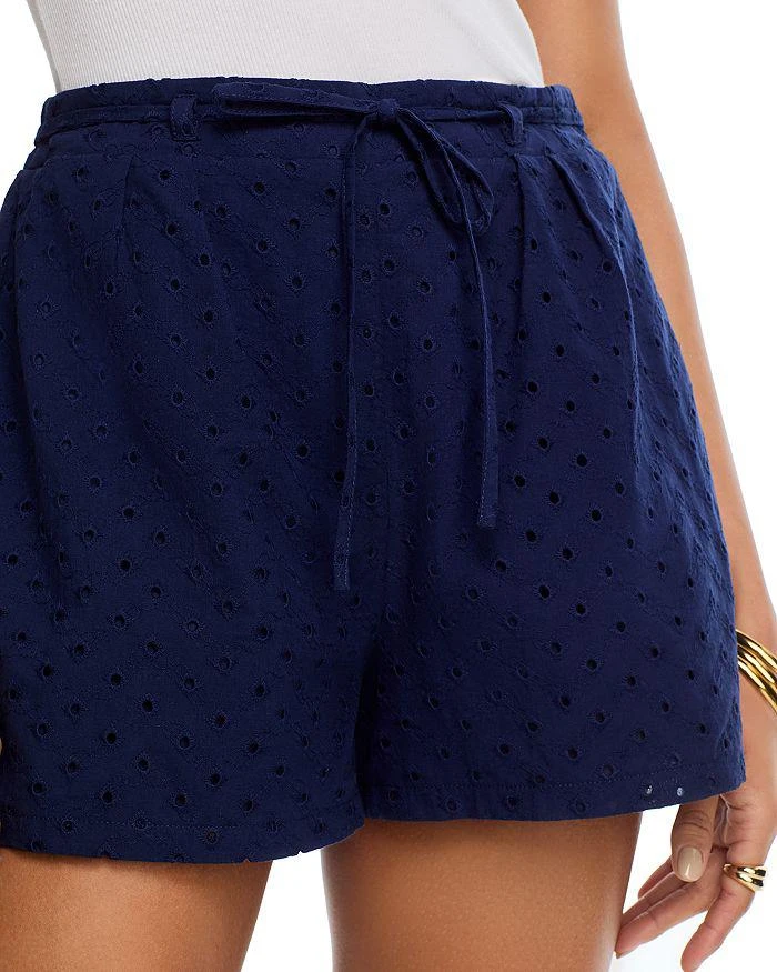 AQUA Eyelet Shorts - Exclusive 5