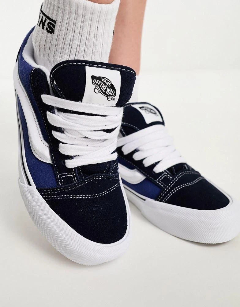 Vans Vans Knu Skool chunky sneakers in navy and white - NAVY 4