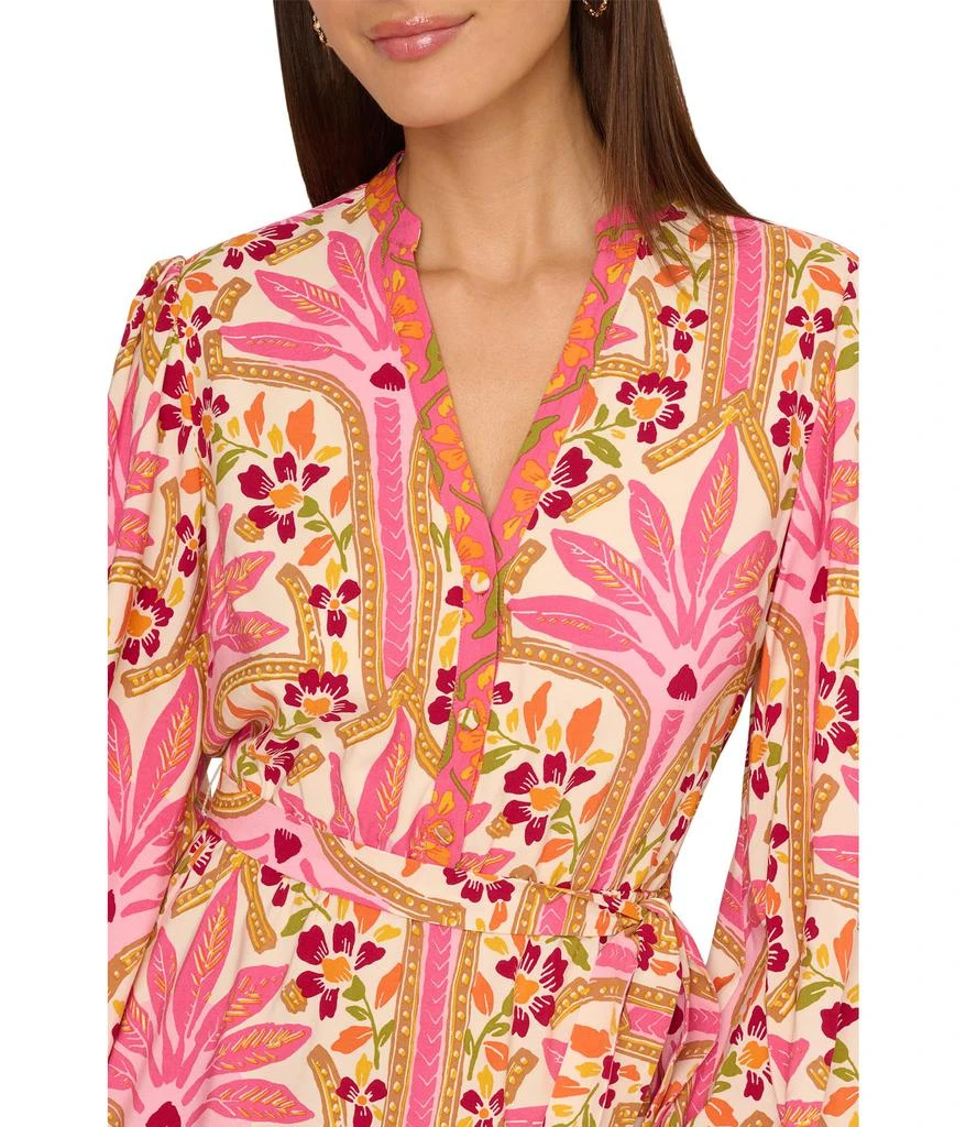 Adrianna Papell Printed Flounce Dress 3