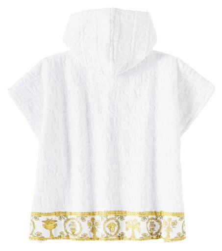 Versace Baby Versace Allover cotton terry poncho 2