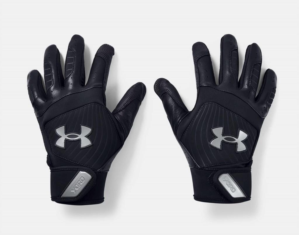 Under Armour Men's Yard Batting Gloves In Black/black/pitch Gray