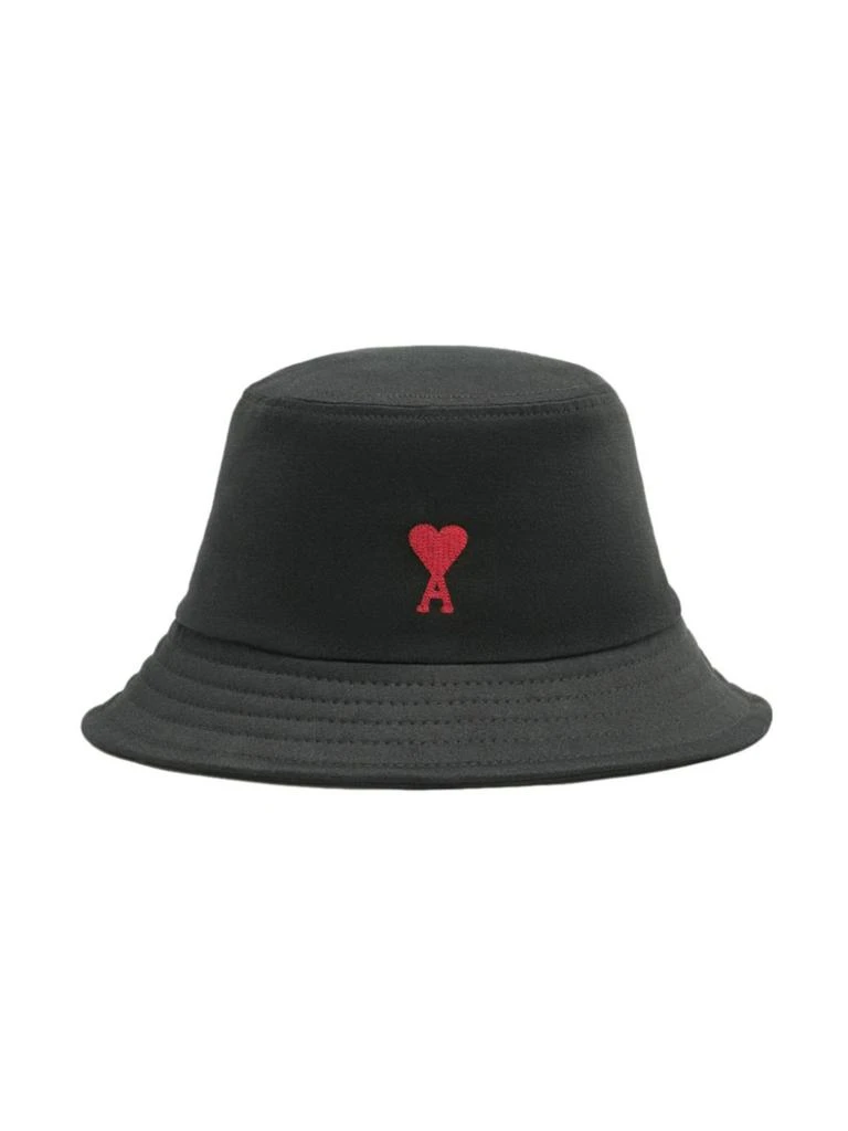 Ami Paris AMI PARIS - Ami De Coeur Cotton Bucket Hat 2