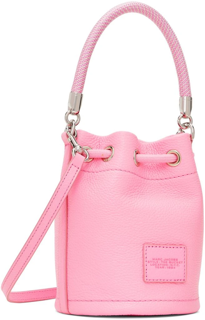 Marc Jacobs Pink 'The Leather Mini Bucket' Bag 3