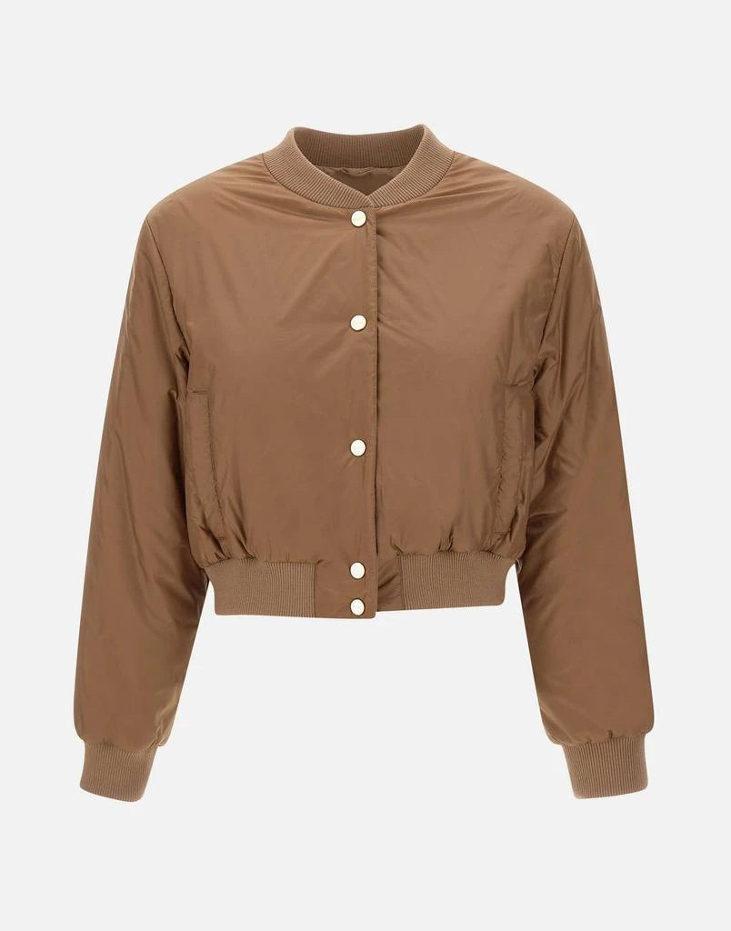 MAX MARA THE CUBE "Greenbi"mini bomber jacket 1