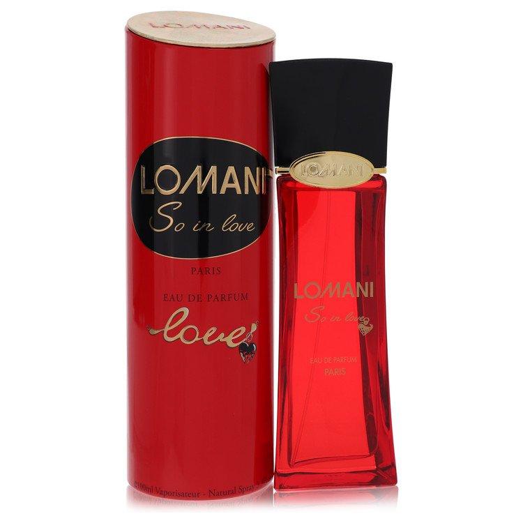 LOMANI 2pcs Combo  So In Love by  Eau De Parfum Spray 3.3 oz Women