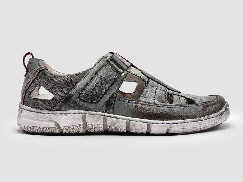 KCR Group Kcr Group - Men's All-Day Closed-Toe Leather Sandal