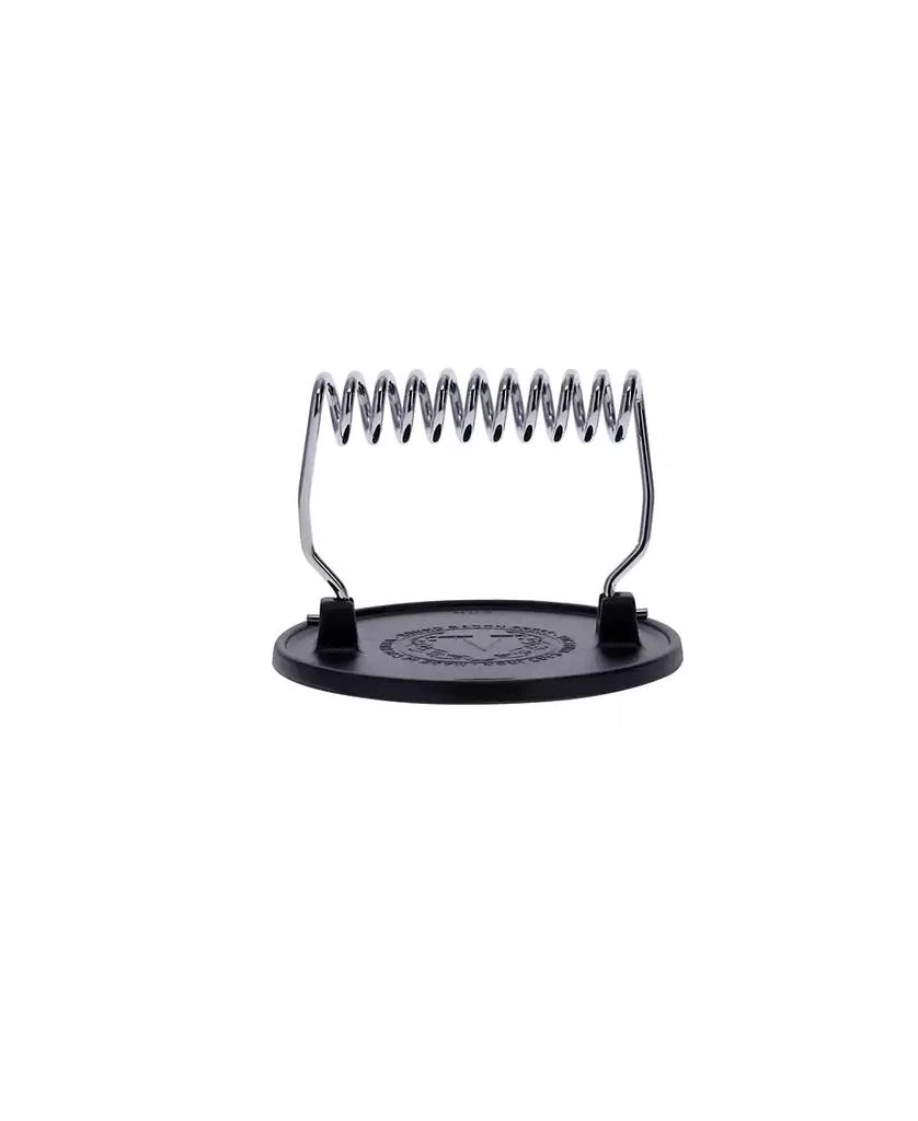 Victoria Bacon Press, 6.5 " Round / Meat Weight with Wire Handle 4