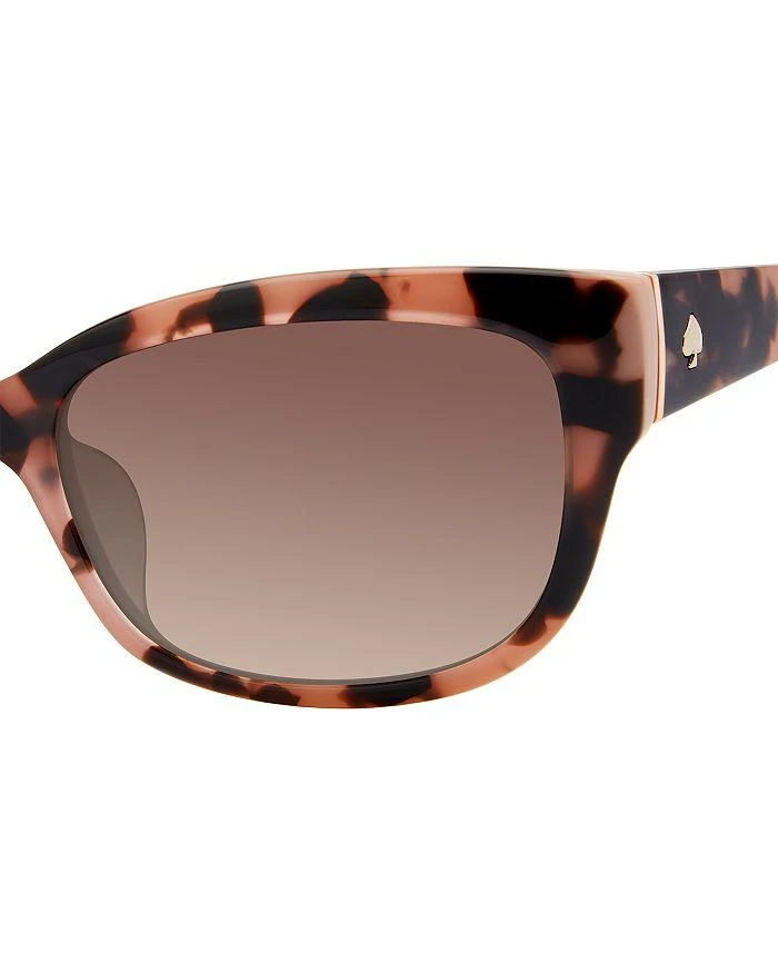 Kate Spade Johanna Rectangular Sunglasses, 53mm 2