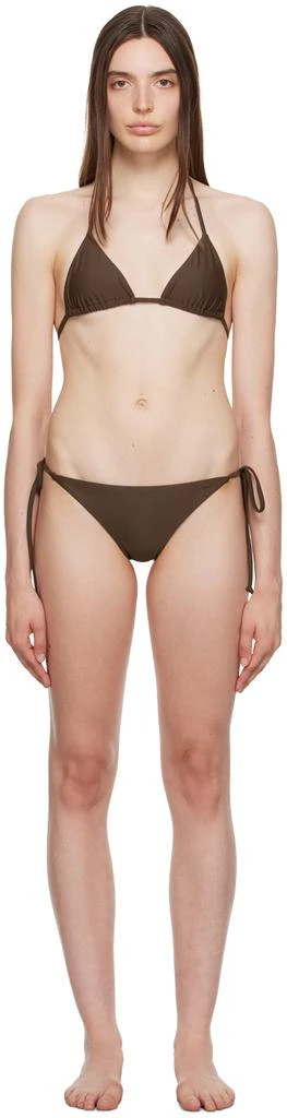 Saturdays NYC Brown Natalia Bikini 1