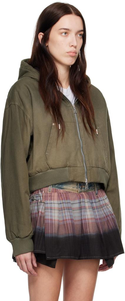 Jordan Khaki Travis Scott Edition Hooded Canvas Jacket